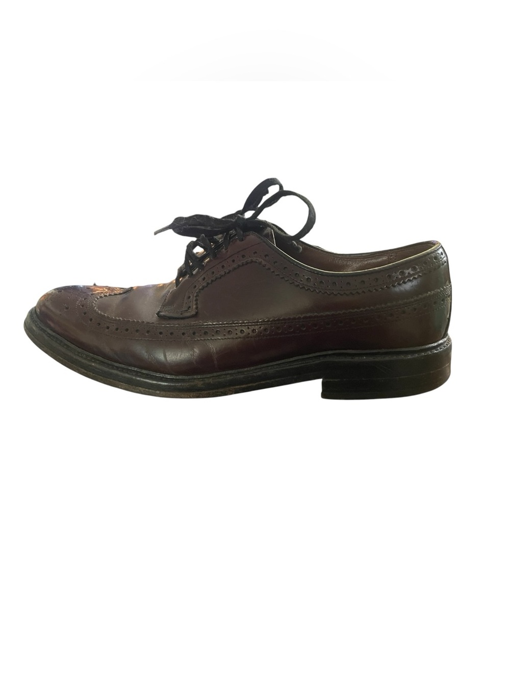 Bostonian Men's Burgundy Genuine Shell Cordovan Oxford Shoes Size 9.5  Made USA